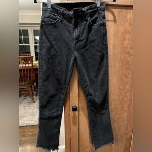 MOTHER The Insider Crop Two Step Fray Not Guilty Jeans